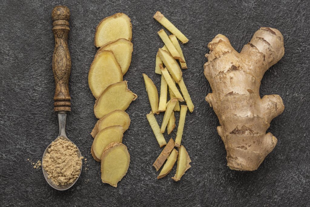 top-view-arrangement-ginger-table